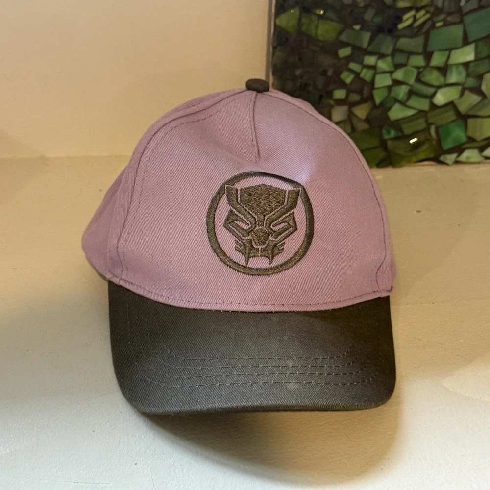 Youth Marvel Avengers‎ BlackPanther Adjustable Baseball Cap Light Purple/Gray